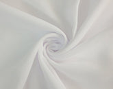 Georgette Chiffon - White